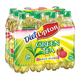 Lipton Iced Tea Diet Green Tea w/Mixed Berries 12 Pk Left Picture